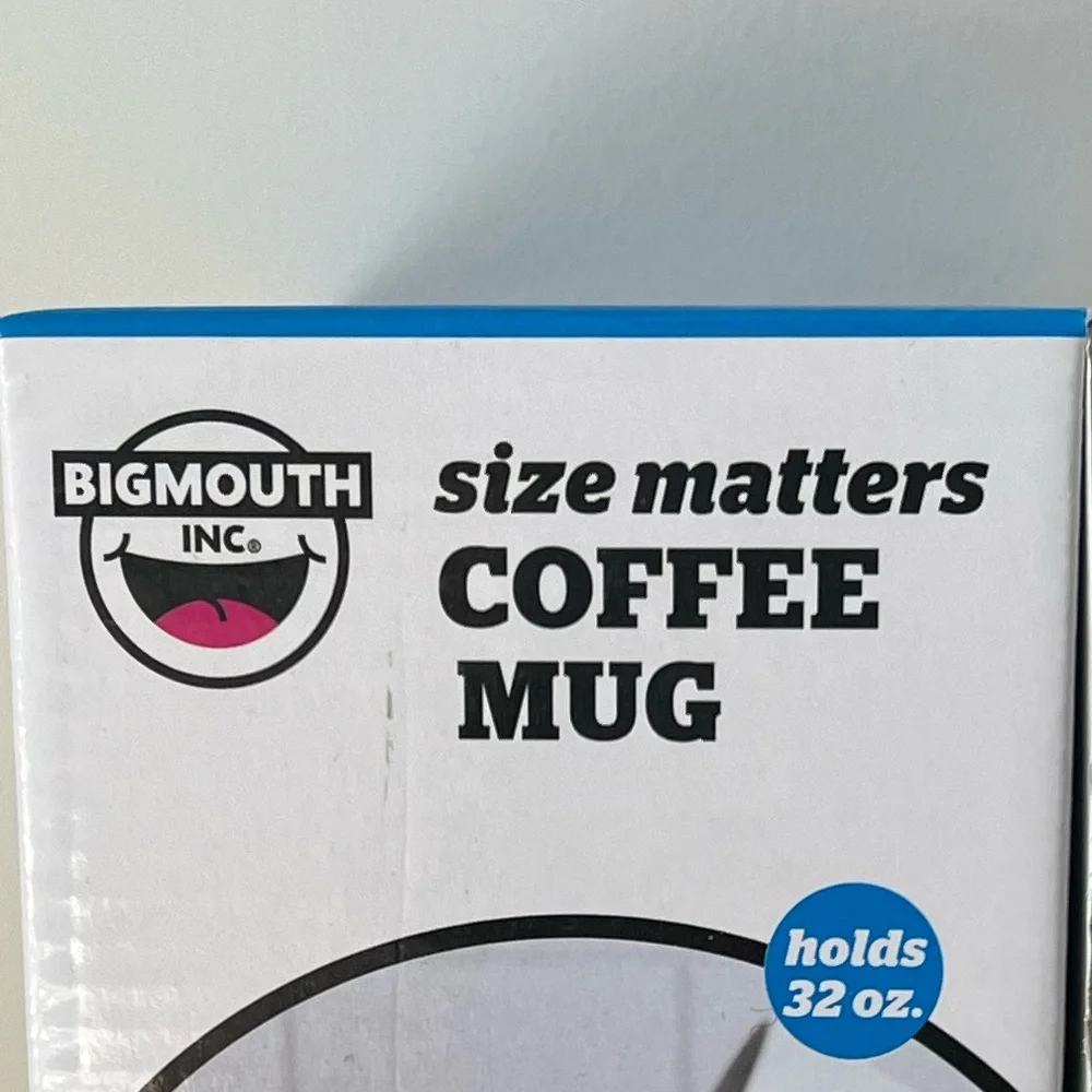 Big mouth INC  size matters message coffee cup 32 oz 😄 - Picture 7 of 8